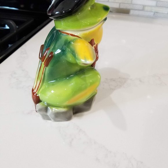 Vintage Hand-Painted Ceramic Frog Teapot - Picture 3 of 8